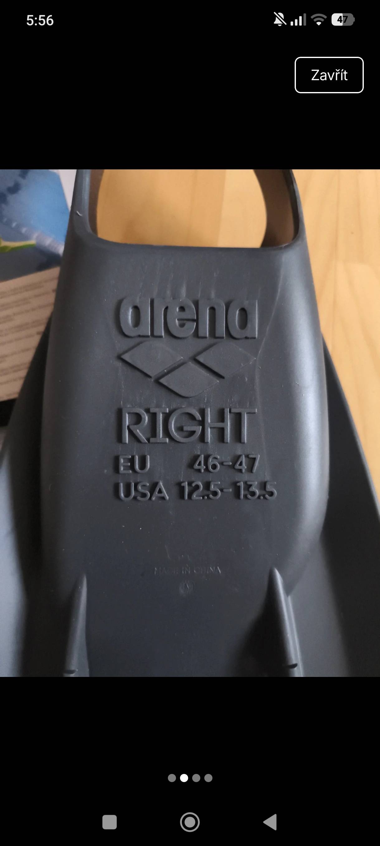 Ploutve Arena Powerfin Pro II vel. 46-47