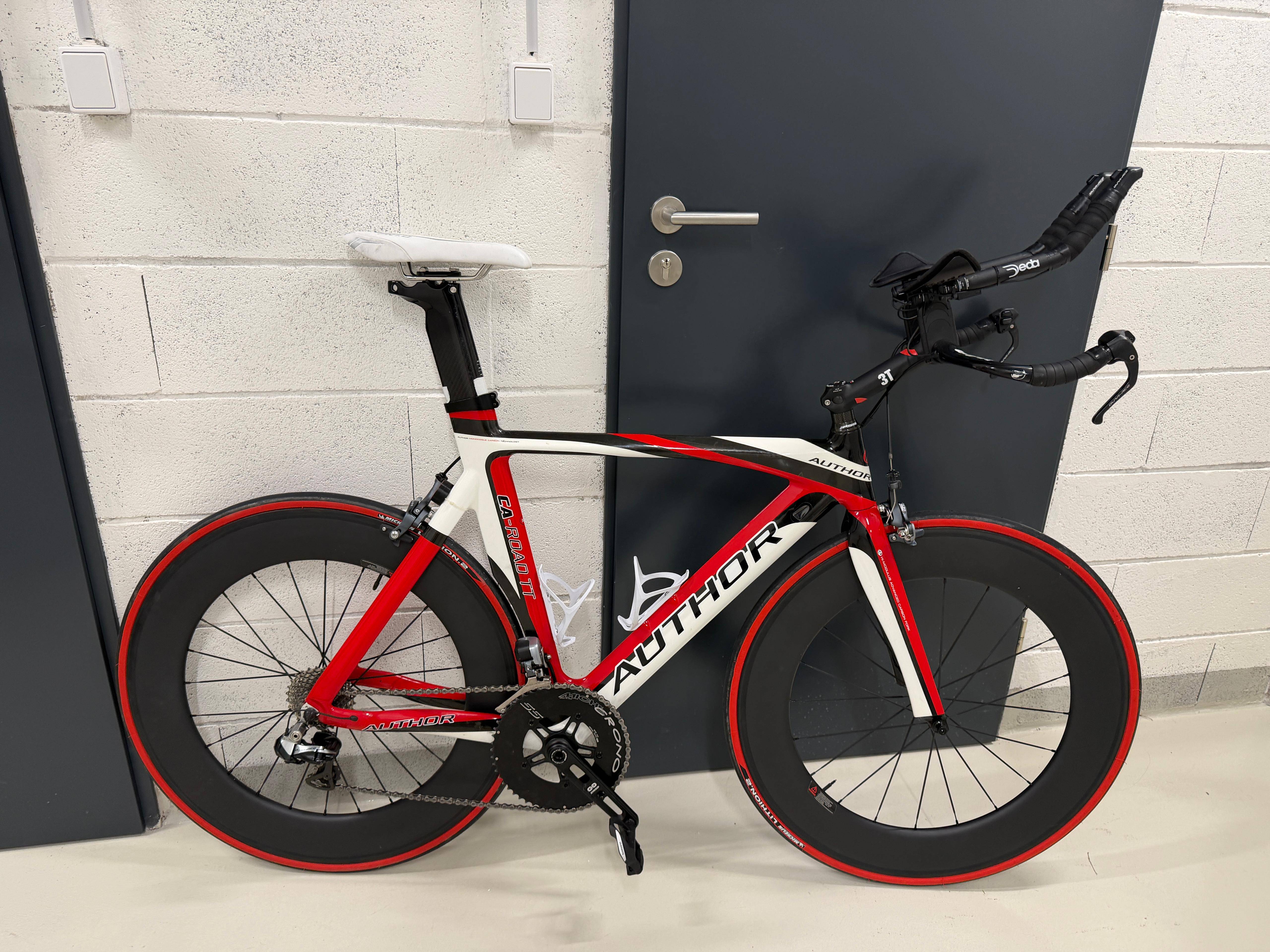 Triatlonový speciál Author CA-Road TT, vel. 58 s Di2, 8,6 kg